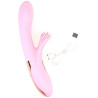 Generique Vibro Rabbit chauffant Lilo Heat 23cm Rose